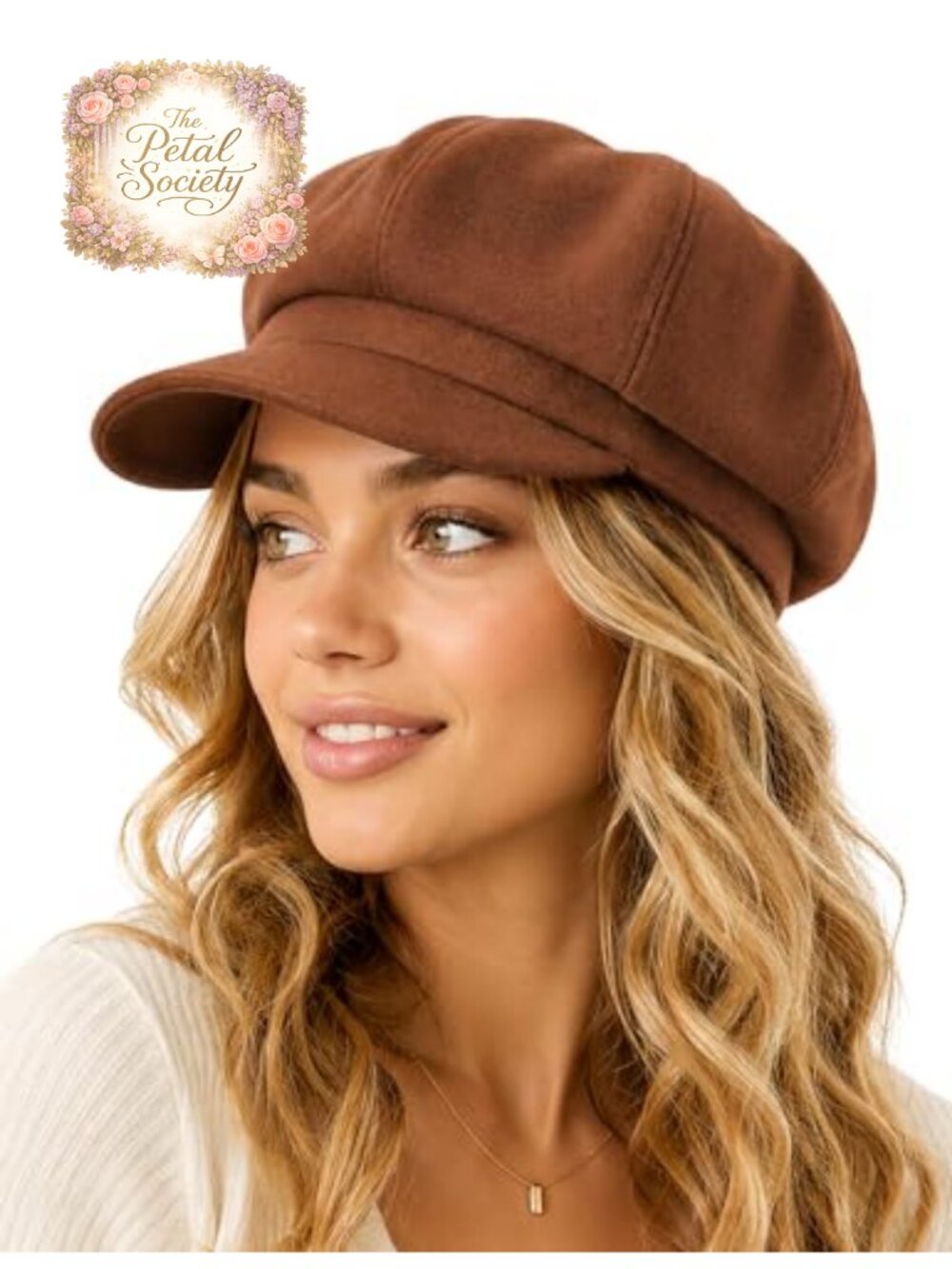 Durio Newsboy Hat for Women Vintage Plaid Beret Paperboy Hat Structured Comfort